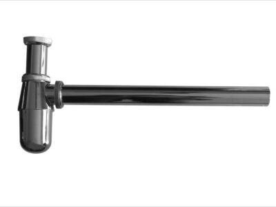 DESCARGA METALICA CROMADA